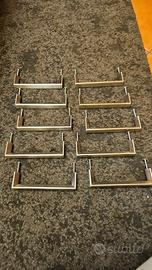 Maniglie in metallo per mobili 10 pezzi