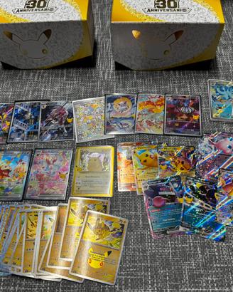Carte Pokemon 30th Anniversario