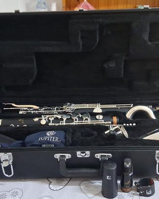 Clarinetto Basso Jupiter Sib al Mib + Vandoren B40