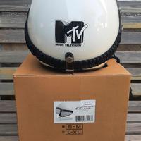 Casco Barracuda Fiber Glass Classic Bianco MTV