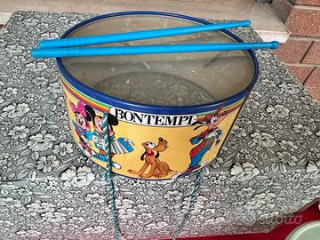 Tamburo vintage giocattolo Bontempi