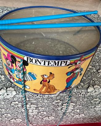 Tamburo vintage giocattolo Bontempi