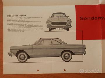 Fiat 2100 Coupé Vignale, 1200/1500 Cabrio/Coupé...