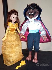 La Bella e La Bestia Disney Store Bambole Mattel