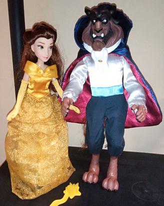 La Bella e La Bestia Disney Store Bambole Mattel