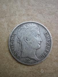 Npoleone I - 5 Franchi 1810 argento