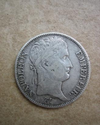 Npoleone I - 5 Franchi 1810 argento