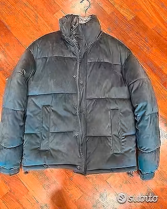 Piumino Smanicato Zara Uomo Grigio Antracite S