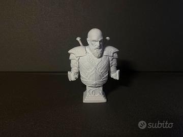 Busto Kratos 3D