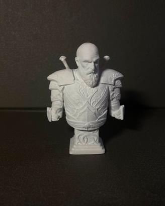 Busto Kratos 3D