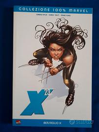 X-23 (Marvel 100%) con Wolverine, Cap America