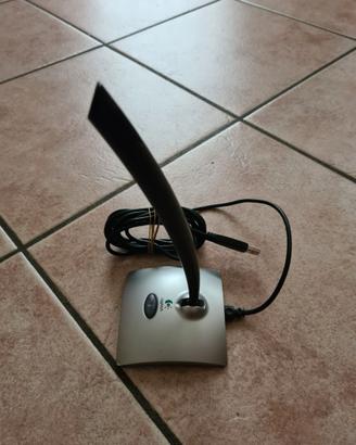 microfono logitech e borsa notebook nuova