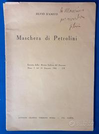 Maschera Petrolini estratto da rivista italians
