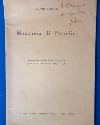 Maschera Petrolini estratto da rivista italians