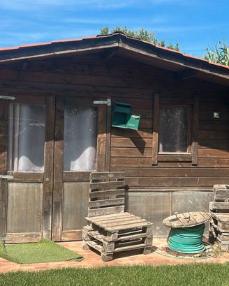 Casetta legno da giardino 4 x 4 mt