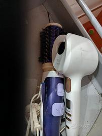 Arricciacapelli automatico e spazzola rotante