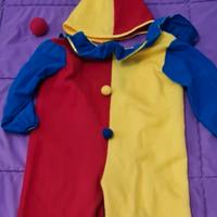 Costume carnevale da pagliaccio Clown 3_6 anni