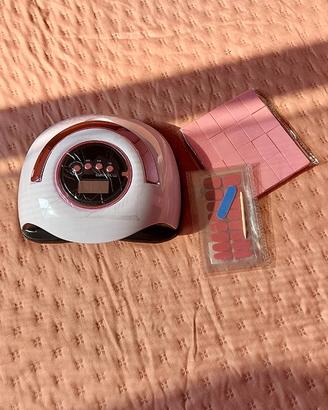 Lampada UV per unghie 180W con smalto adesivo
