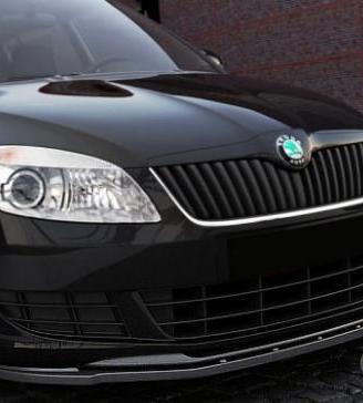 LAMA SPOILER PARAURTI SKODA FABIA 2 restyl 10-14