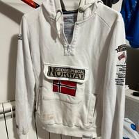 Felpa Geographical Norway bianca taglia L