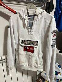 Felpa Geographical Norway bianca taglia L