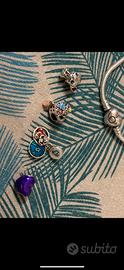 Braccialetto Pandora con charm lilo e stich