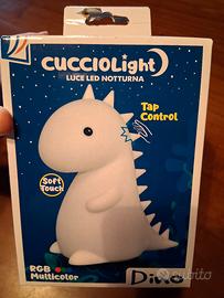 Lampada LED notturna dinosauro multicolor