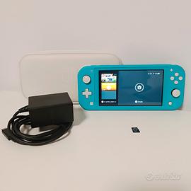 Nintendo Switch Lite Turchese + SD + Custodia 