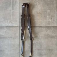 TRACOLLA DOPPIA IN VERA PELLE ARTIGIANALE MIRRORLE