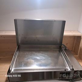 Piastra a gas acciaio Inox Ideaferro
