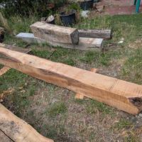 trave legno quercia grezzo