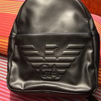 Zaino in pelle Armani