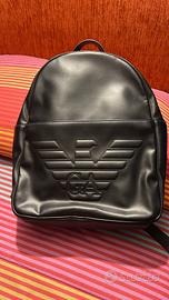 Zaino in pelle Armani