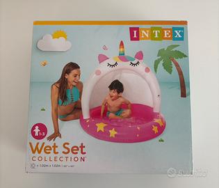 Piscina Gonfiabile unicorno Intex Tettoia Intex
