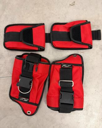 Schienalino + tasche porta zavorra