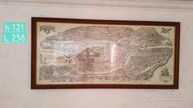 Quadro stampa Mappa di roma