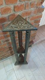 porta cd etnico in legno 