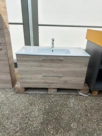 MOBILE BAGNO 100cm con lavabo+ colonna  AFFAR