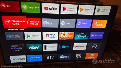 Smart tv Android Sony Bravia 55 pollici