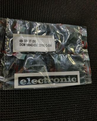 2 adesivi per piaggio Si electronic anno 1990