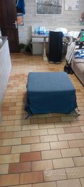 Pouf poggiapiedi/ letto singolo 