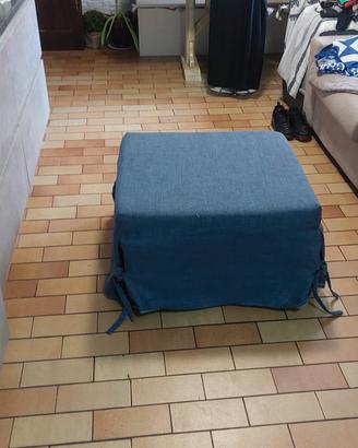 Pouf poggiapiedi/ letto singolo 