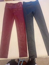 Stock 2 legging calzedonia effetto similpelle Tg S