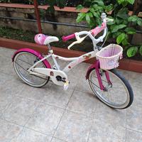 bicicletta 20 con cestino bambina 
