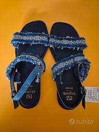 Sandali bassi donna Seaside in jeans Nr. 36