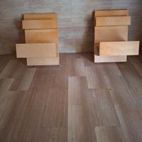 coppia di comodini sospesi