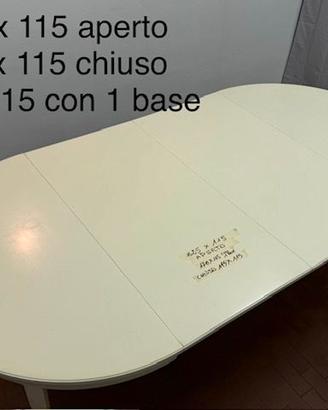 Tavolo in legno bianco firmato Bodafors