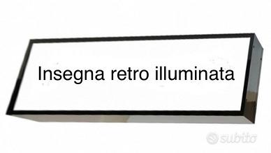 Si vendono insegne luminose usate