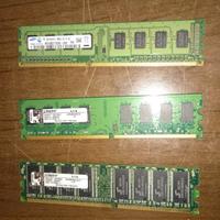 Ram DDR, DDR2, DDR3, 1gb, 2gb, 4gb