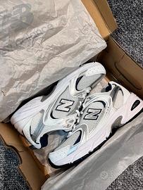 New Balance 530 White Silver Navy Taglia39.5